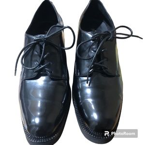 Jeffrey Campbell Block Heel Black Tie  Shoe Size 9